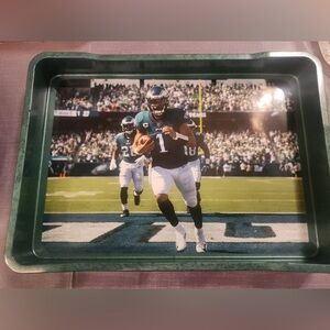 NORE’S NOVELTIES Handcrafted Decorative Vanity/ Serving Tray “JHURTS EAGLES”